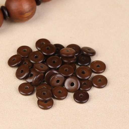 2mm Coconut shell spacer, coffee color, diameter 7mm KOEEK - KOEEK