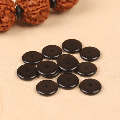 2mm Coconut shell spacer black, diameter 7mm KOEEK - KOEEK