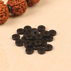2mm Coconut shell spacer black, right angle, diameter 6mm KOEEK - KOEEK