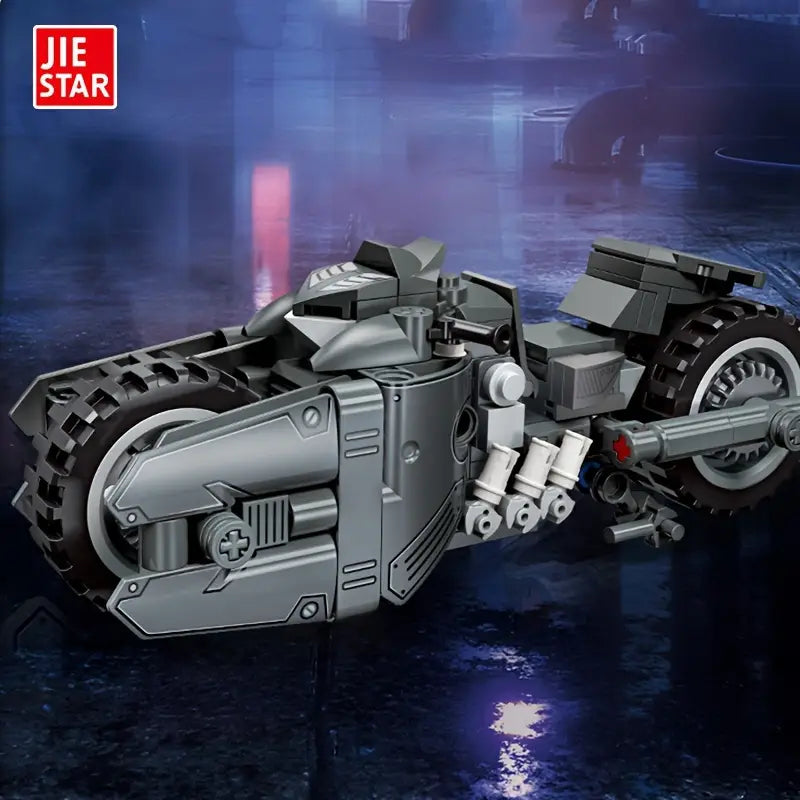 JIE-STAR Motorcycle Building Block Toy Set, Movie Motorcycle Model Building Block Toy HARTORFIC - KOEEK
