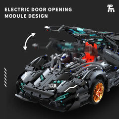 TUOMU 3520pcs Concept V8 Sport Car Building Brick Sets, 1:8 Scale Racing Car Model Building Blocks, Technic Car Blocks, Adult Collectible Model Cars Kits To Build, Best Gift For Car Enthusiasts TUOMU - KOEEK
