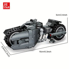 JIE-STAR Motorcycle Building Block Toy Set, Movie Motorcycle Model Building Block Toy HARTORFIC - KOEEK
