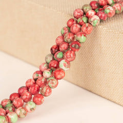 6mm Pink green rain stone KOEEK - KOEEK