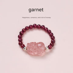 Natural Tourmaline Pixiu Ring KOEEK - KOEEK