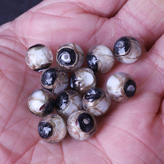 10mm Glass gold foil (white) KOEEK - KOEEK