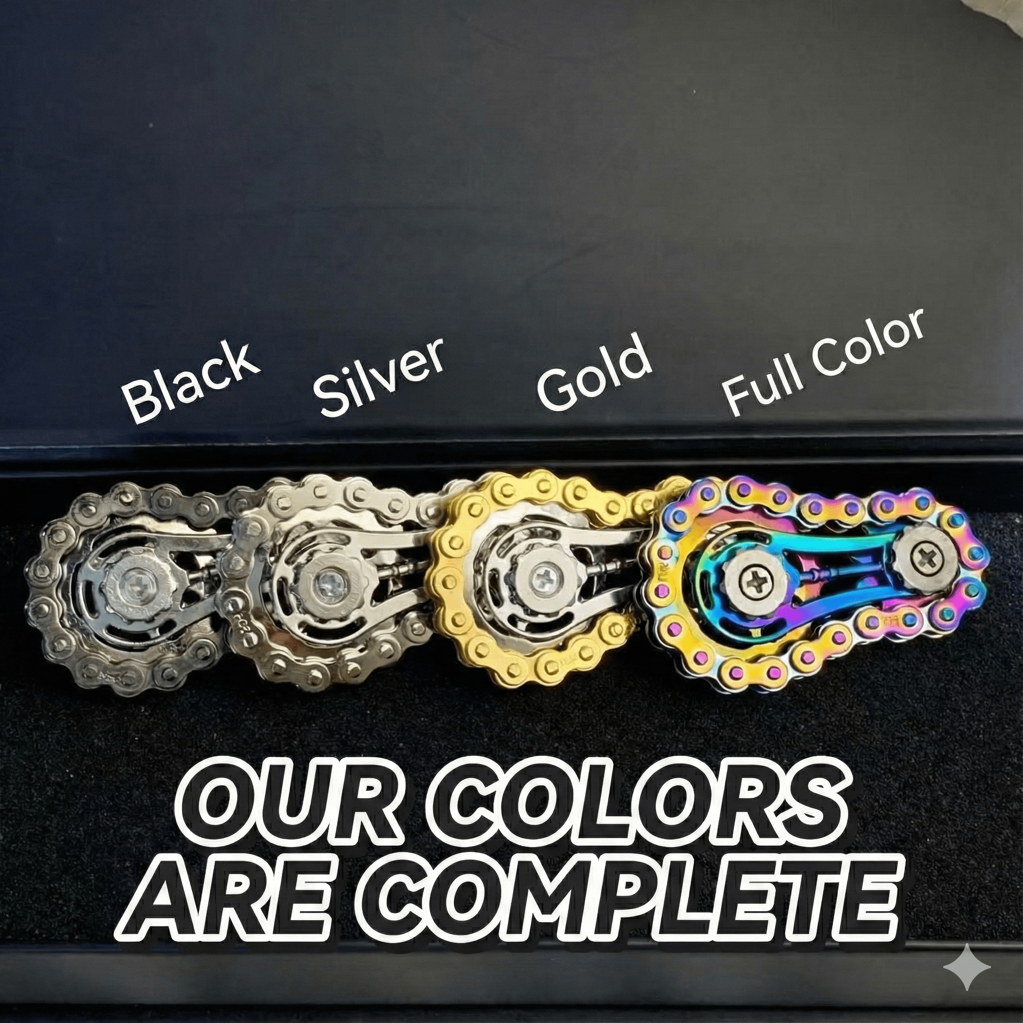 EDC Stress Relief Toys Chain Tooth Flywheel Fidget Spinner KOEEK - KOEEK