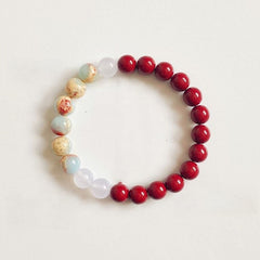 Cinnabar Shoushan Stone Bracelet KOEEK - KOEEK
