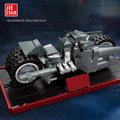 JIE-STAR Motorcycle Building Block Toy Set, Movie Motorcycle Model Building Block Toy HARTORFIC - KOEEK