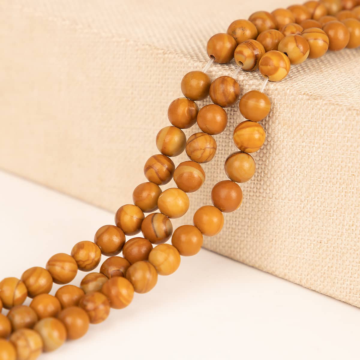 6mm Yellow Wood Stone KOEEK - KOEEK