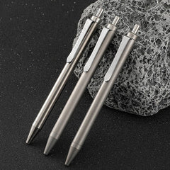 EDC Titanium Writing Pen Portable Signature Pen Stationery Office Ballpoint Pen 07FC0E-D4 - KOEEK