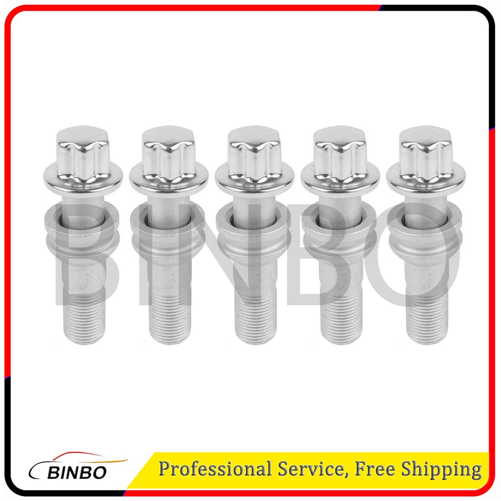 Set of 5 A0009904518 Lug Bolt M15 x 1.25 For Benz C167 V167 GLS450 GLE350 GLE450 07FC0E-D4 - KOEEK