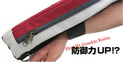 Gundam Shield Crossbody Bag Cosplay Anime Red Canvas Shoulder Bag Knapsack 07FC0E-D4 - KOEEK
