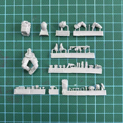 1/35 Resin Model Kit US Army Helicopter Crew 6 Figures Unassambled Unpainted 07FC0E-D4 - KOEEK
