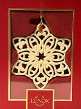 Lenox 2022 Snow Fantasies Snowflake Annual Ornament 4" Ivory Porcelain NIB LENOX - KOEEK