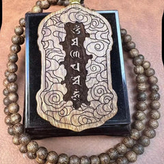 Nha Trang Agarwood Dainichi Pendant 108 Bead Necklace Sweater Chain Car Hang 07FC0E-D4 - KOEEK