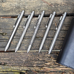 Titanium Alloy Pen With Collection Writing Multi-functional Portable Outdoor EDC 07FC0E-D4 - KOEEK