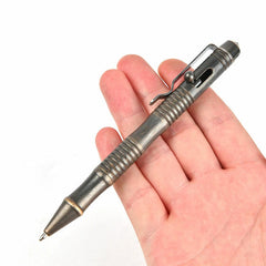 EDC Brass Retro Black Pocket Ball Pen Business Signature Pen Outdoor Record Pen 07FC0E-D4 - KOEEK