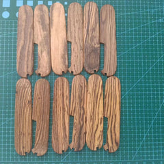 1 Pair Golden sandalwood Grip Handle Scale For 91mm Victorinox Swiss Army Knives 07FC0E-D4 - KOEEK
