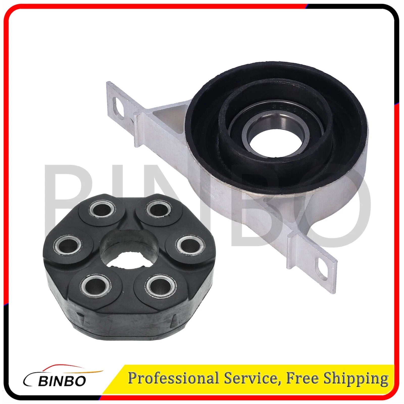 Driveshaft Shaft center Support Bearing Flex Disc Joint Kit For BMW E46 E85 Z3 07FC0E-D4 - KOEEK