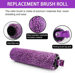 Steam vacuum cleaner 3-in-1 - 2 brush rollers, 1 cleaning tool replacement part 07FC0E-D4 - KOEEK