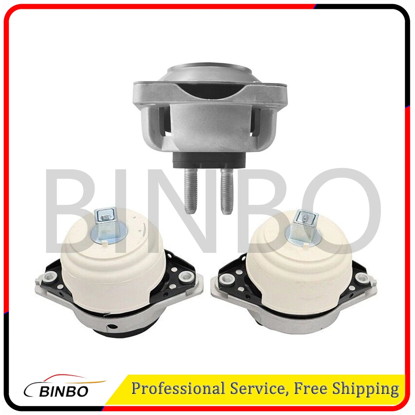 3Pcs Transmission+Engine Motor Mounts Set For Mercedes W166 ML550 GL450 GLS550 07FC0E-D4 - KOEEK
