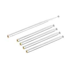 5 Sections Telescopic Antenna AM FM Radio Telescoping Antenna for Home Theater 07FC0E-D4 - KOEEK