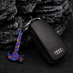 Mini Titanium Alloy Pendant Pry Bar Crowbar Opener Cutter Necklace EDC Keychain 07FC0E-D4 - KOEEK