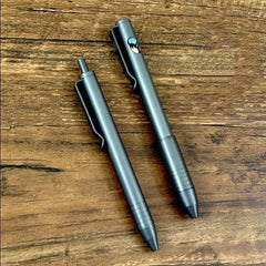 Titanium Ballpoint Pen Signature Writing Pocket Pen Office Bussiness Stationery 07FC0E-D4 - KOEEK