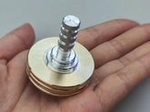 Brass Hand Twisting Spinning Tops Fingertip Top Hand Spinner Toys Gift 07FC0E-D4 - KOEEK