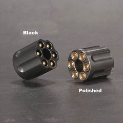 EDC Titanium Alloy Pendant Shaped Lanyard Knife Bead Paracord Pendant Detachable 07FC0E-D4 - KOEEK