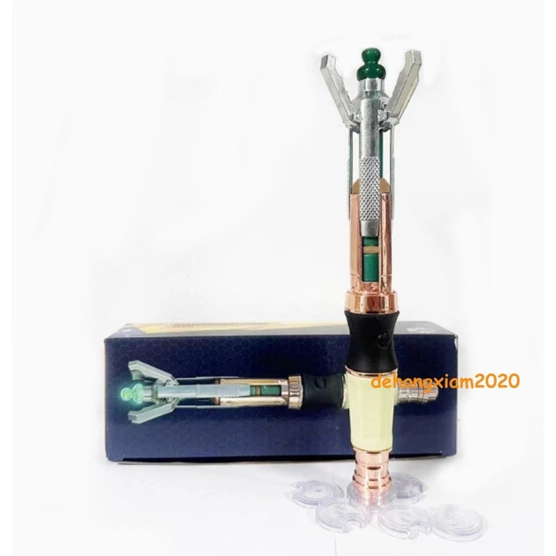 Doctor Who 12th Metal Sonic Screwdriver Replica Cosplay Prop Toy 07FC0E-D4 - KOEEK