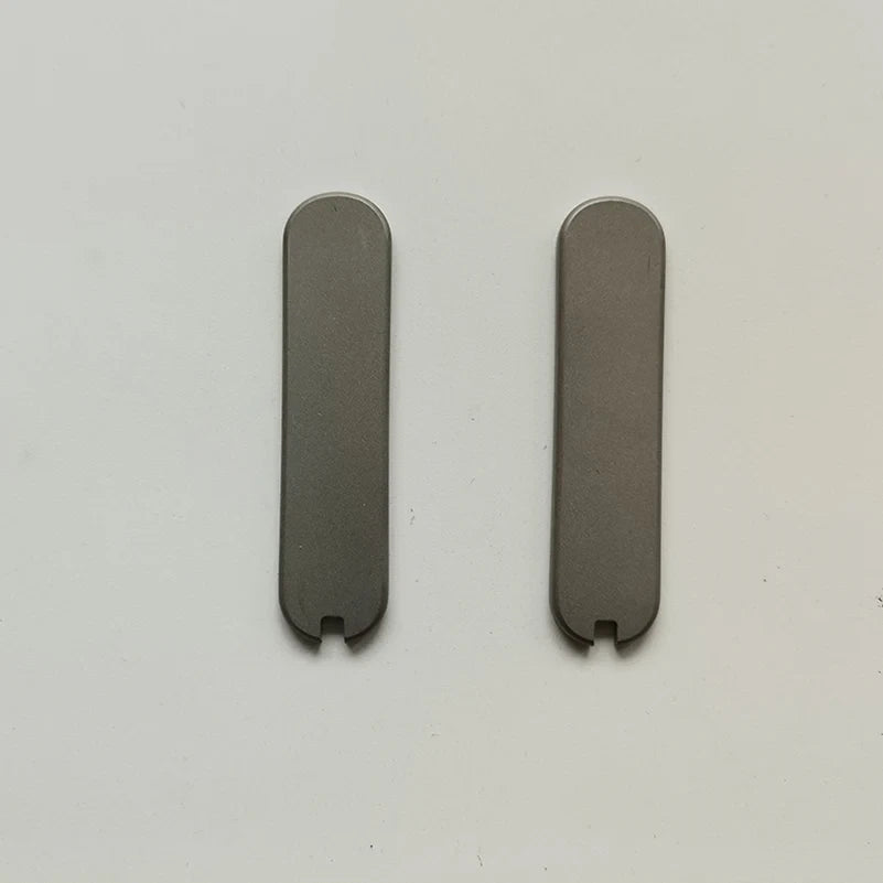 1 Pair Titanium Alloy Knife Handle Scales For 58MM Victorinox Swiss Army Knives 07FC0E-D4 - KOEEK