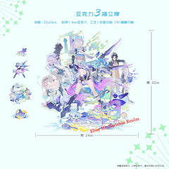 Anime Honkai: Star Rail Silver Wolf Deluxe Acrylic Desktop Stand Collection Gift 07FC0E-D4 - KOEEK