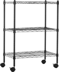 3 Tier Adjustable Heavy Duty Storage Rack, Metal Storage Wire Racks 07FC0E-D4 - KOEEK