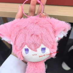 Anime Yae Miko Plush Keychain Backpack Pendant Gift 07FC0E-D4 - KOEEK