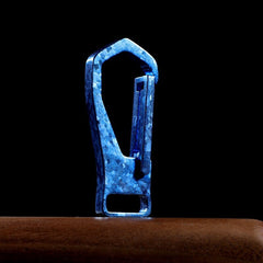 Titanium Carabiner Keychain Clip Car Key Chain Fob Key Ring Holder Organizer EDC 07FC0E-D4 - KOEEK