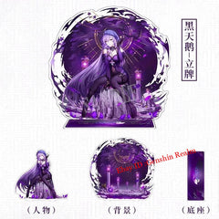 Anime Honkai: Star Rail Black Swan Acrylic Desktop Stand Figure Collection Decor 07FC0E-D4 - KOEEK