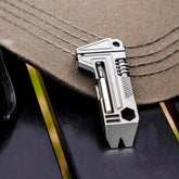 EDC Titanium Multi-Tools Adjustable Wrench Pocket w/ Bit Holder Keychain Gadget 07FC0E-D4 - KOEEK