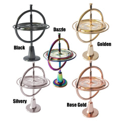Metal Gyroscope Anti Gravity Rotating Balance Mechanical Gyroscope Teaching Tool 07FC0E-D4 - KOEEK