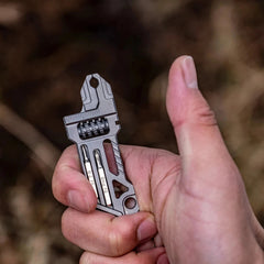 Hot EDC Titanium Alloy Mini Adjustable Spanner Wrench Portable Repair Tools 07FC0E-D4 - KOEEK