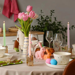 6 Pcs Candy Taper Candles 10 Inch Pastel Unscented Smokeless Tapered Candles 07FC0E-D4 - KOEEK