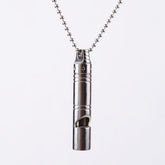 Outdoor Edc Loud TC4 Titanium Whistle With Cord Emergency Hiking Camping Whistle 07FC0E-D4 - KOEEK
