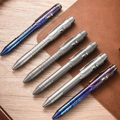Titanium Ballpoint Pen EDC Signature Writing Pocket Pen High Business Office Pen 07FC0E-D4 - KOEEK