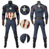 Avengers Endgame Captain America Ver 2 Costume Steve Rogers Cosplay Suit Boots 07FC0E-D4 - KOEEK