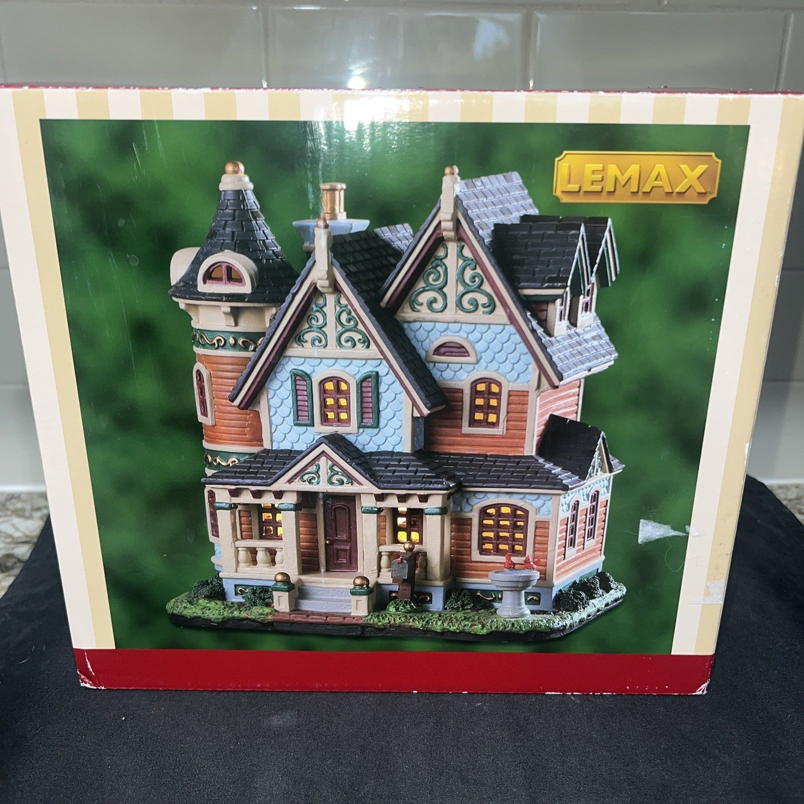 Lemax HAYES RESIDENCE #95527 Christmas Village Lighted Building RETIRED Box LEMAX - KOEEK