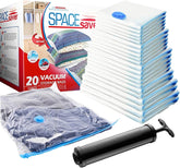 20-piece multifunctional vacuum storage bag, suitable for quilts and blankets 07FC0E-D4 - KOEEK