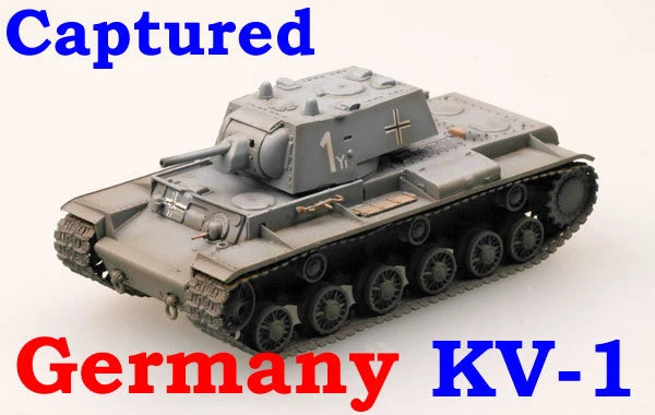 Easy Model 1/72 Captured Germany KV-1 Heavy Tank 8th Panzer Div. 1941 #36277 EASY_MODEL - KOEEK