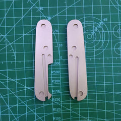 1 Pair TC4 Titanium Knife Handle Scales for 91MM Victorinox Swiss Army Knives 07FC0E-D4 - KOEEK