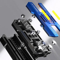 EDC Cyber Mecha Mechanical Structure Haptic Slider Fidget Toys Adult ADHD Tool 07FC0E-D4 - KOEEK