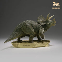Limited 1:20 Triceratops Dinosaur Brass Statue Model Figure Collectible Display 07FC0E-D4 - KOEEK